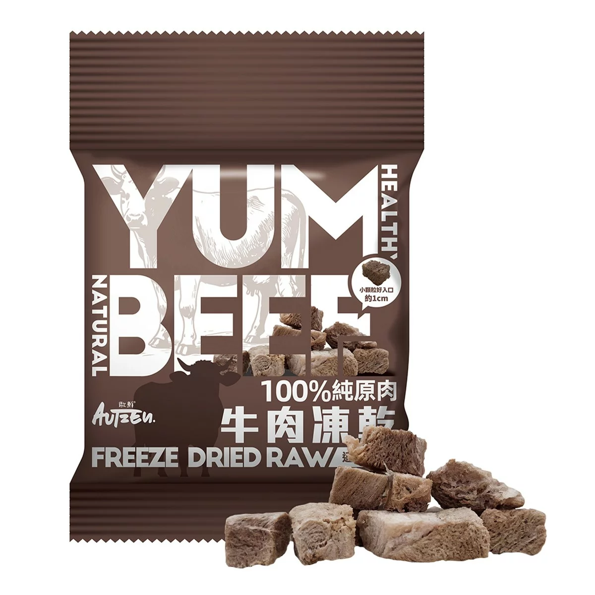 歐鮮 寵物牛肉凍乾 隨手包 10公克 X 30入 - 1