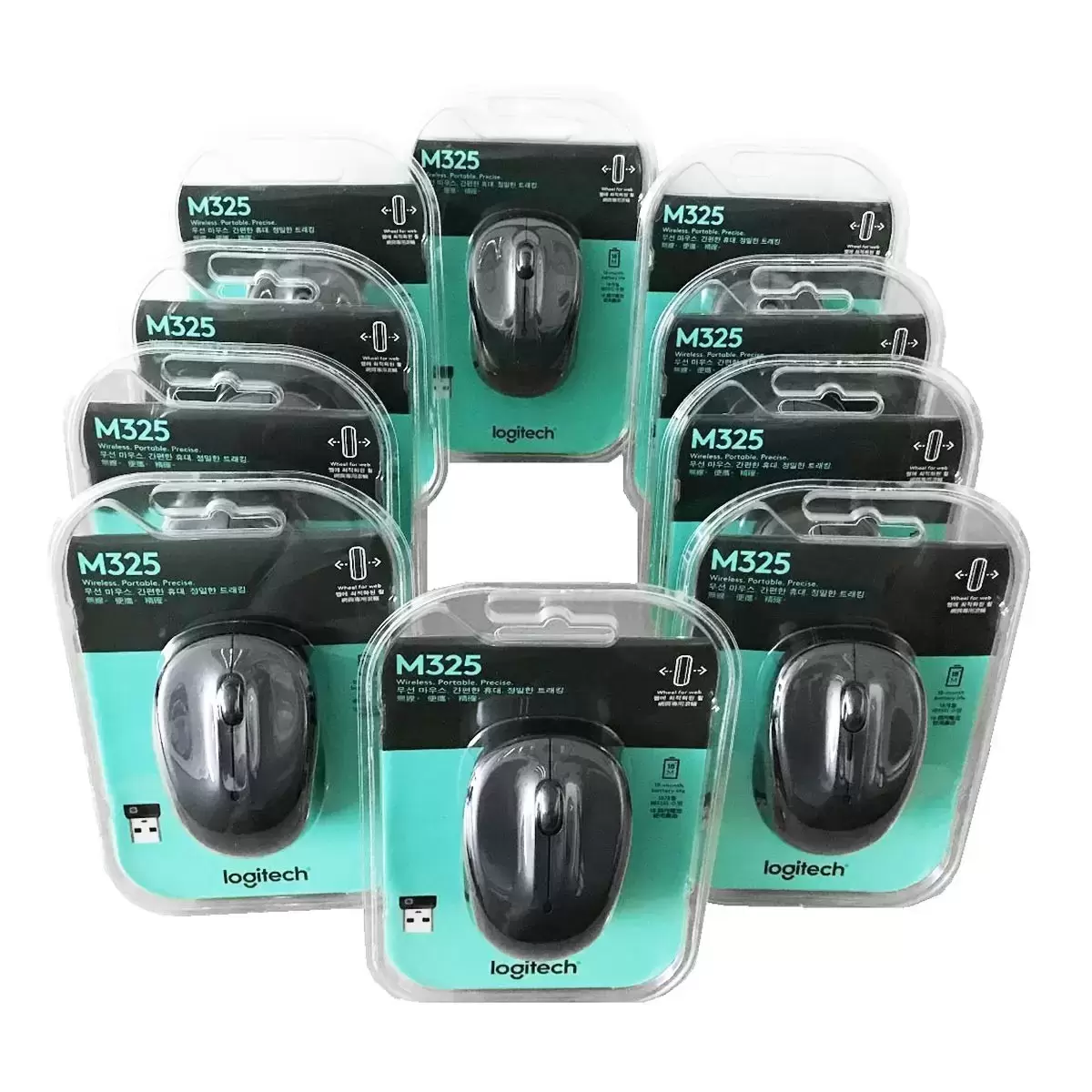 羅技無線滑鼠 10入 M325