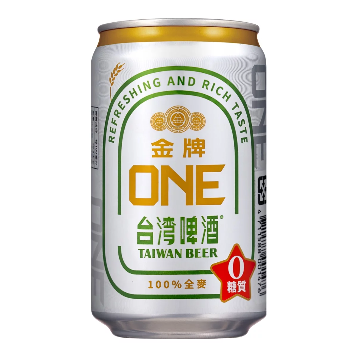 台灣啤酒 金牌ONE 330毫升 X 24罐