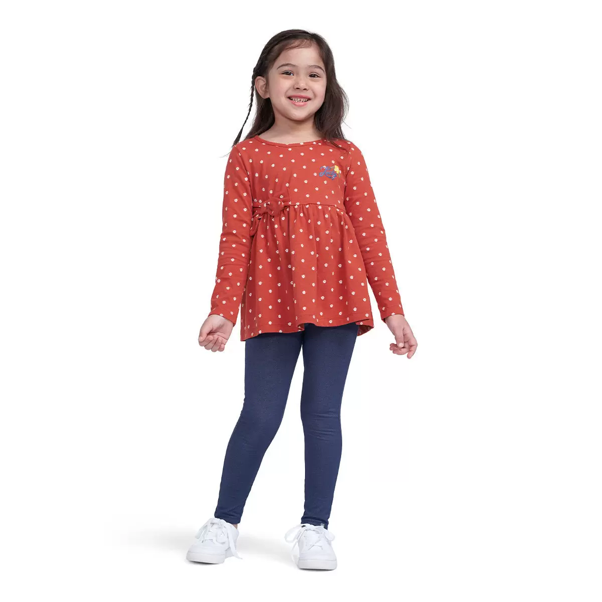 Lucky Brand 兒童長袖套組 橘紅組 6T