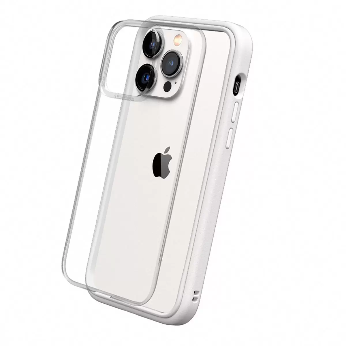 犀牛盾 iPhone 14 Pro Max MOD NX 防摔手機殼 + 9H 3D滿版螢幕玻璃保護貼 白