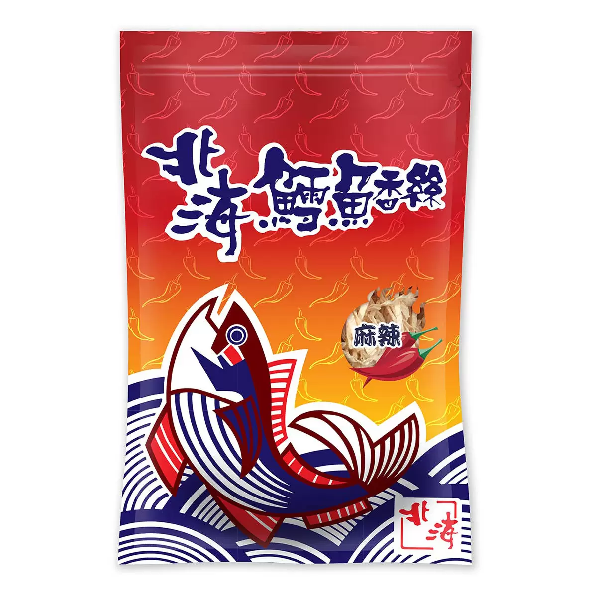 北海 鱈魚香絲 麻辣細條 600公克 X 8包