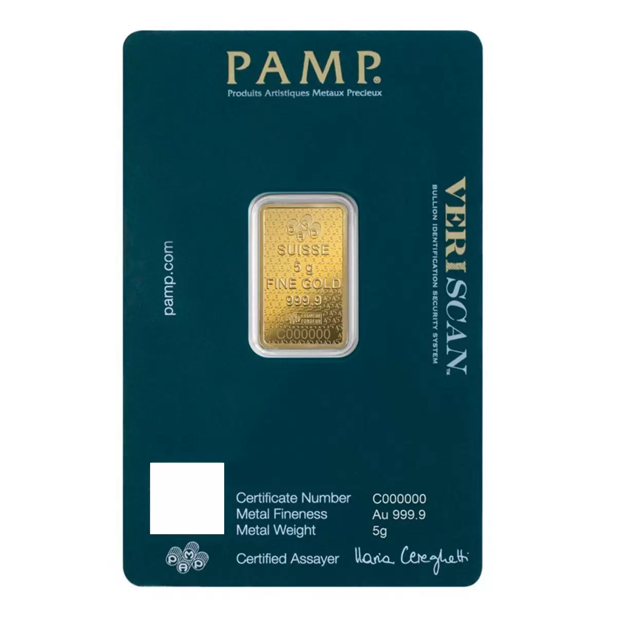 PAMP 財富女神45周年黃金條塊999.9純金5公克#145446｜Costco好市