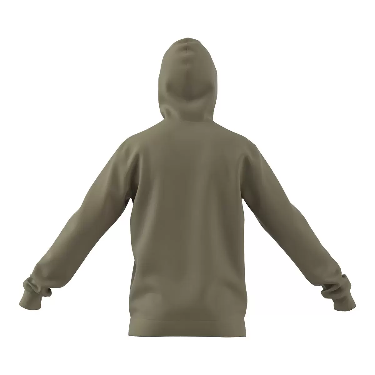Adidas 男Essentials刷毛連帽上衣 橄欖綠 M