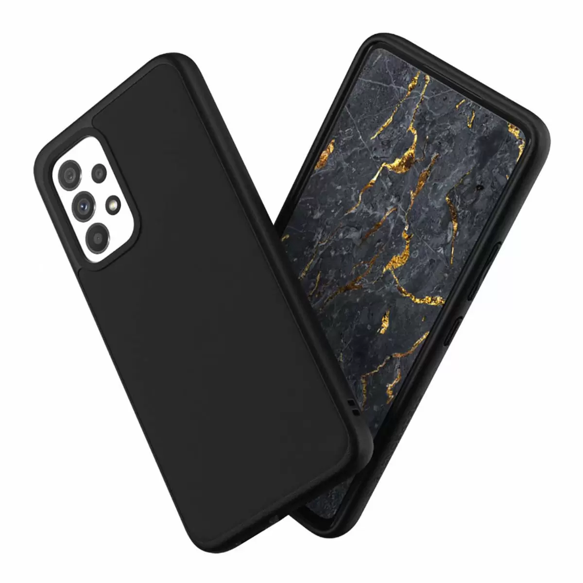 犀牛盾 Samsung Galaxy A53 SolidSuit 防摔手機殼 + 9H 3D滿版玻璃保護貼 黑