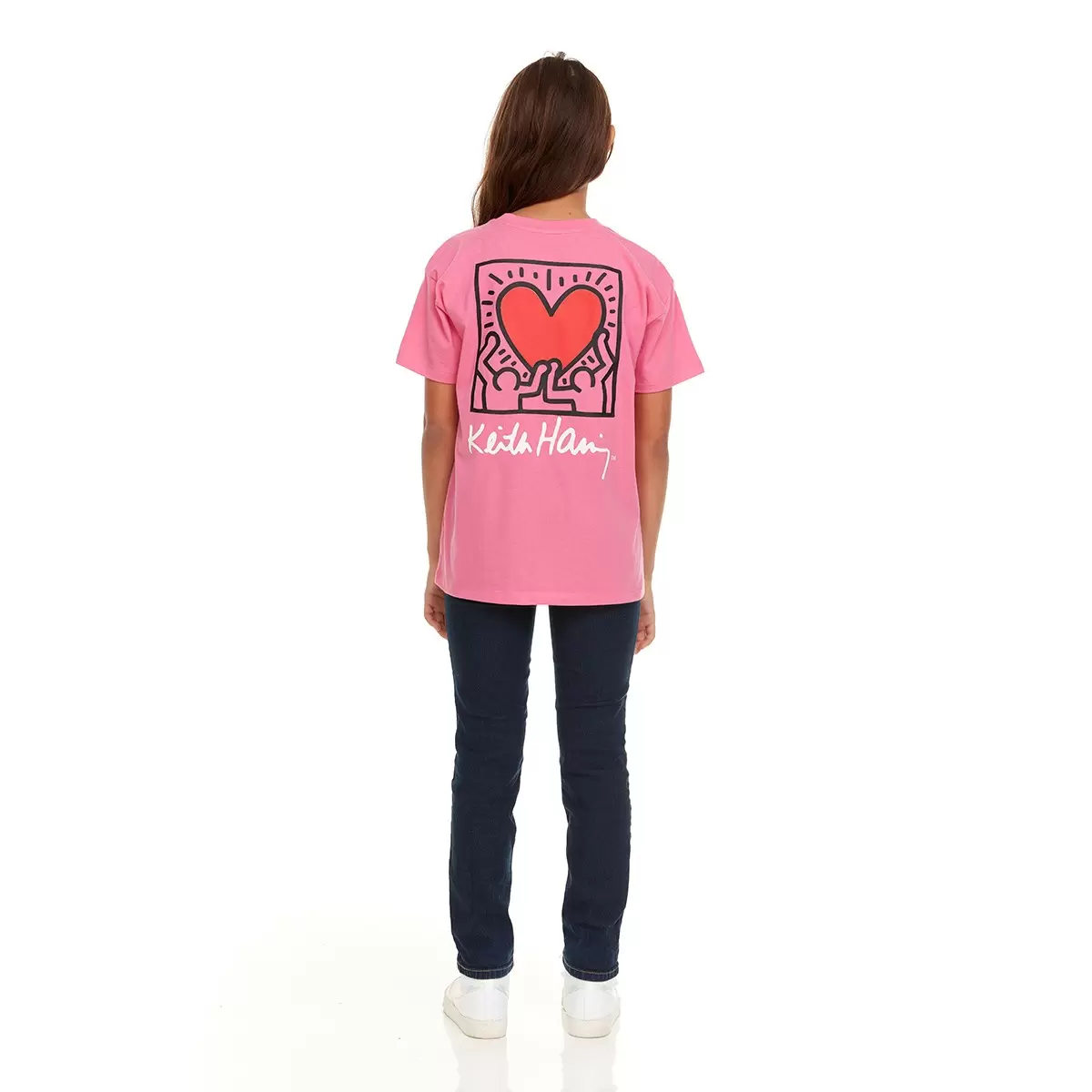 Keith Haring 兒童短袖上衣三件組 黑 M