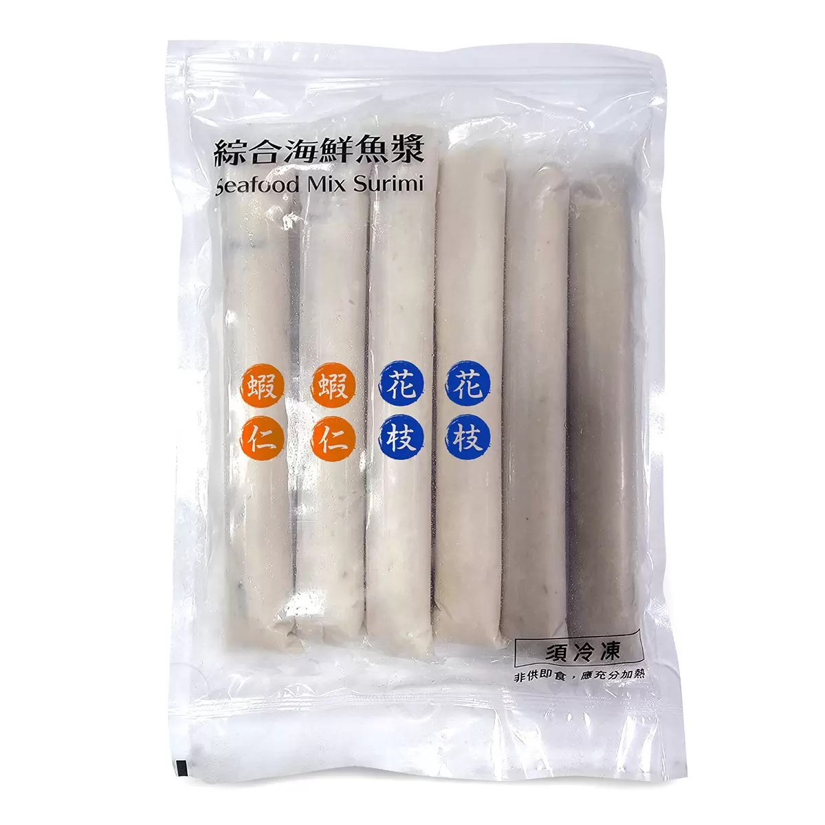 冷凍綜合海鮮魚漿 200公克 X 6支