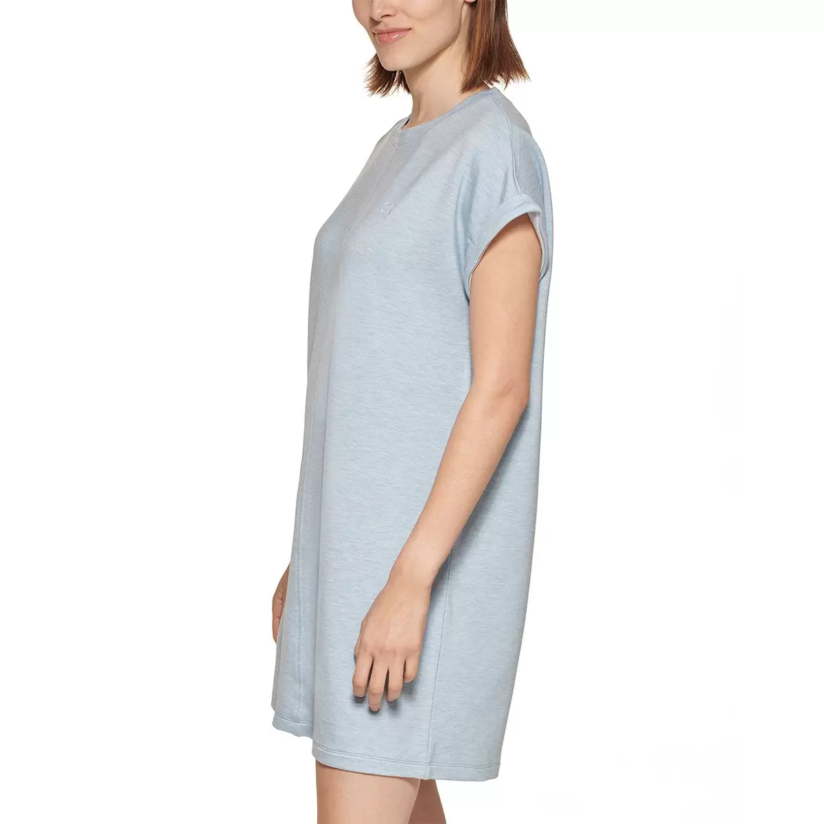 Calvin Klein Jeans 女短袖連身裙 藍