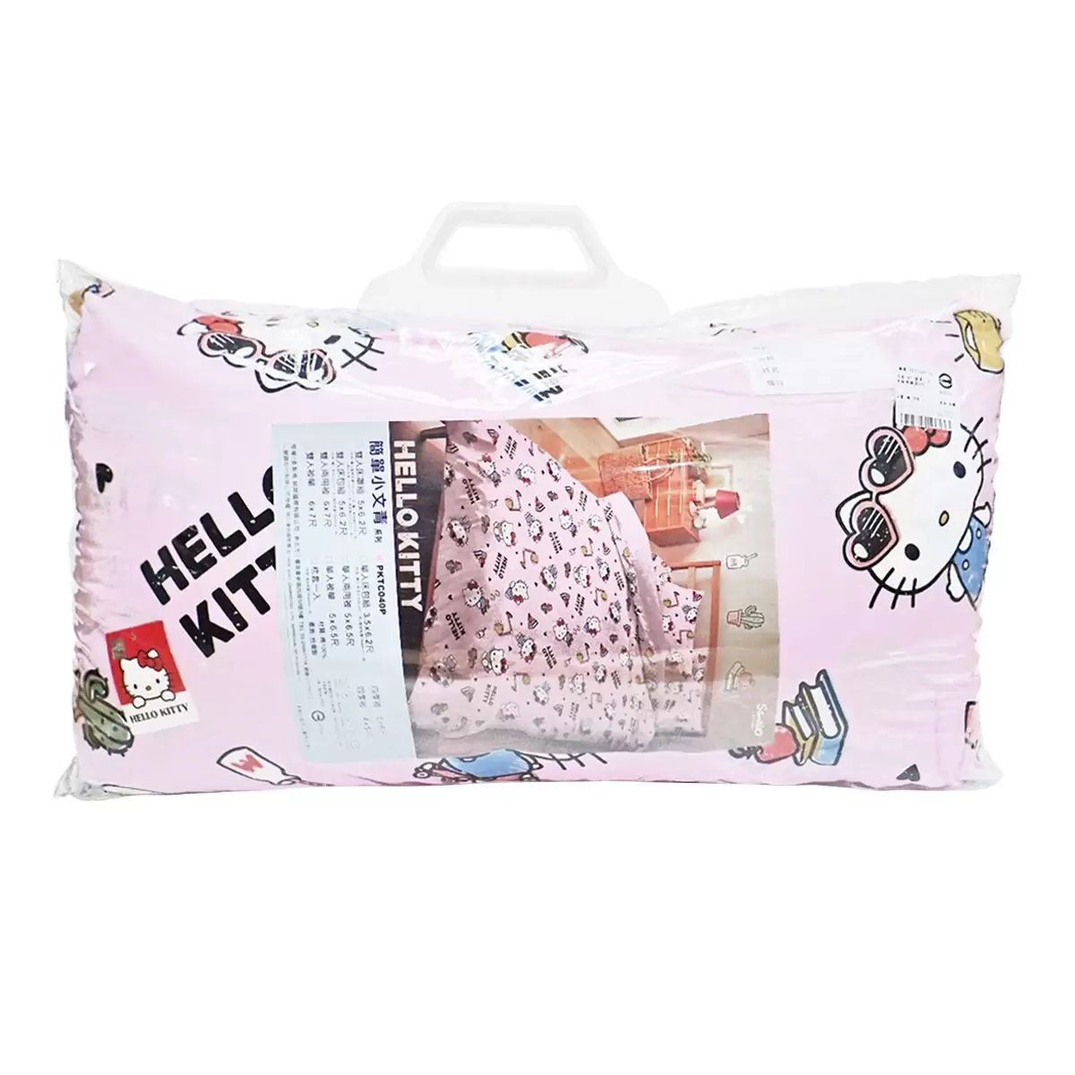 100%純棉卡通兒童睡袋 150公分 X 120公分 Hello Kitty 簡單小文青