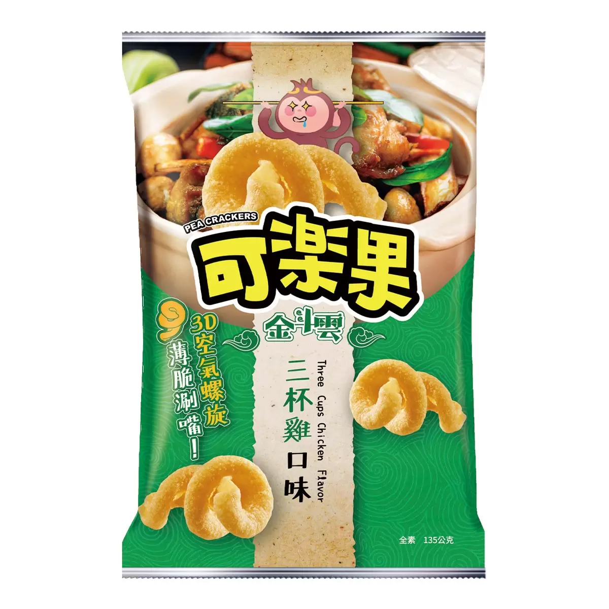 可樂果 金斗雲綜合口味 135公克 X 8包