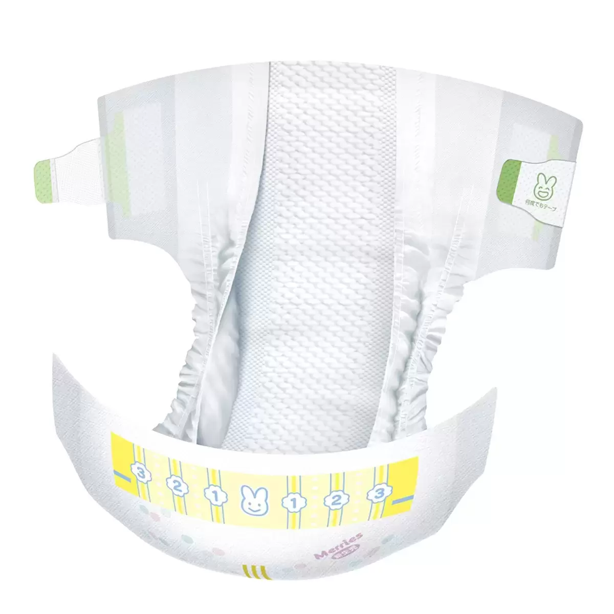 妙而舒金緻柔點透氣紙尿布 日本版 NB 號 360片