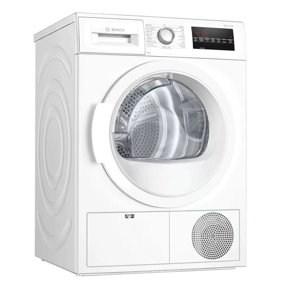 BOSCH 7公斤滾筒洗衣機WAT28400TC + BOSCH 9公斤冷凝式乾衣機WTG86402TC