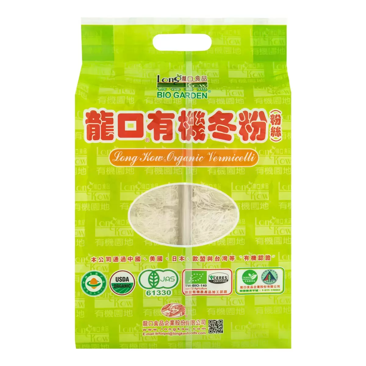 Long Kow 龍口有機冬粉 420 公克 X 2 入