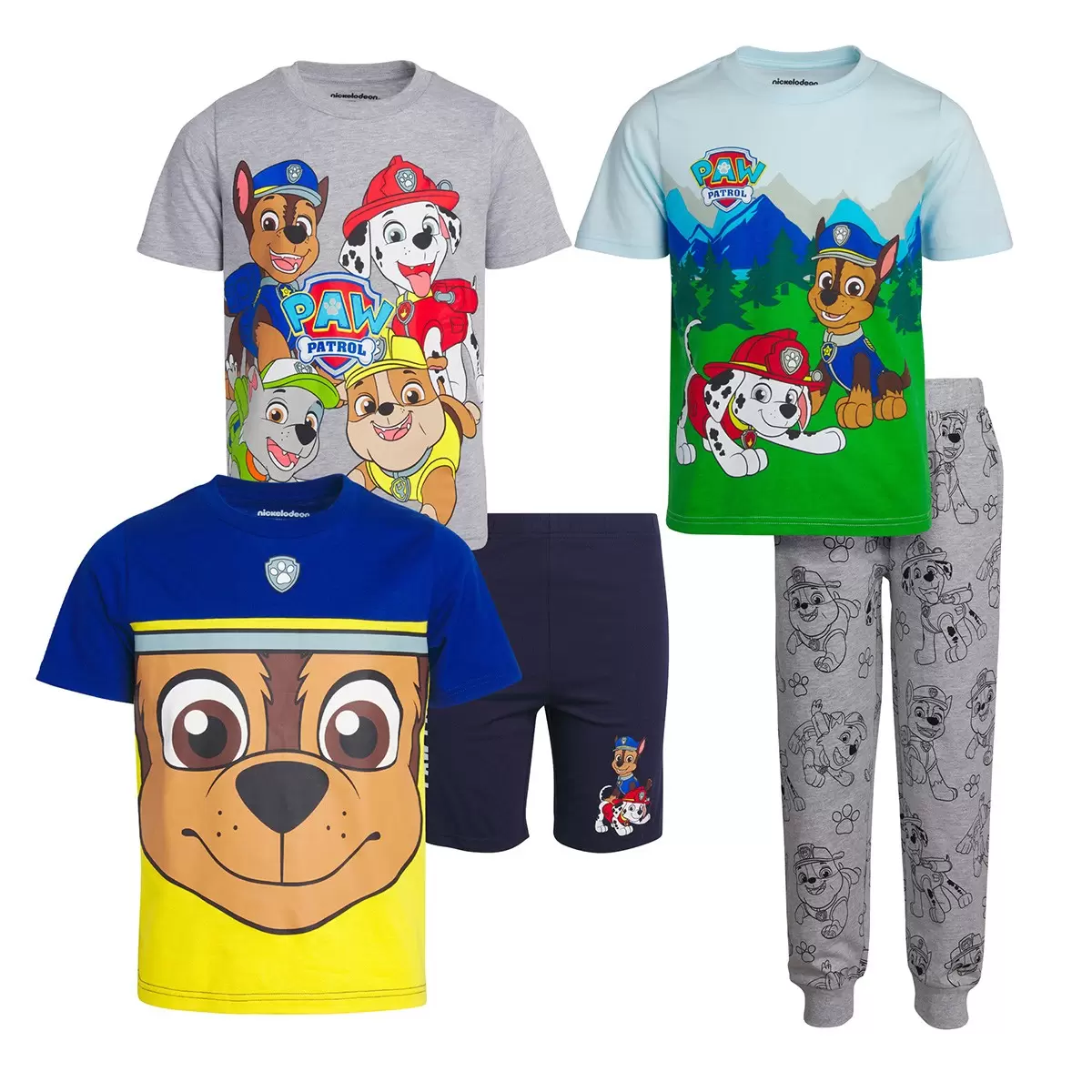 卡通人物兒童短袖套組 5入 Paw Patrol 6T