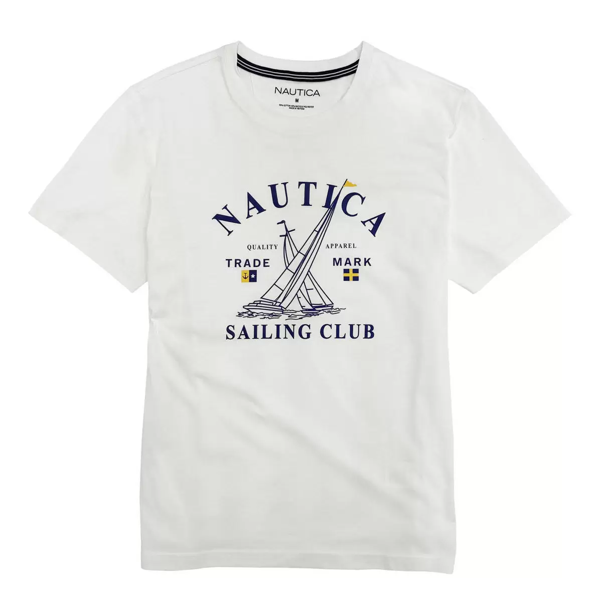 Nautica 男短袖印花上衣