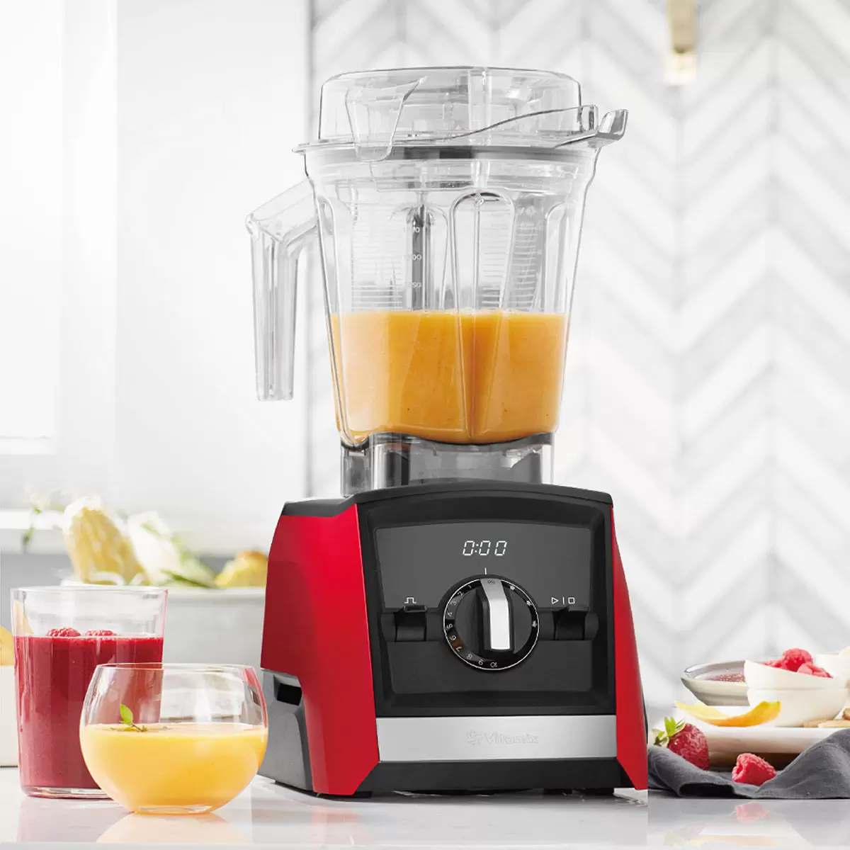 Vitamix Ascent 超跑級調理機 A2500i 附專用杯碗組 紅