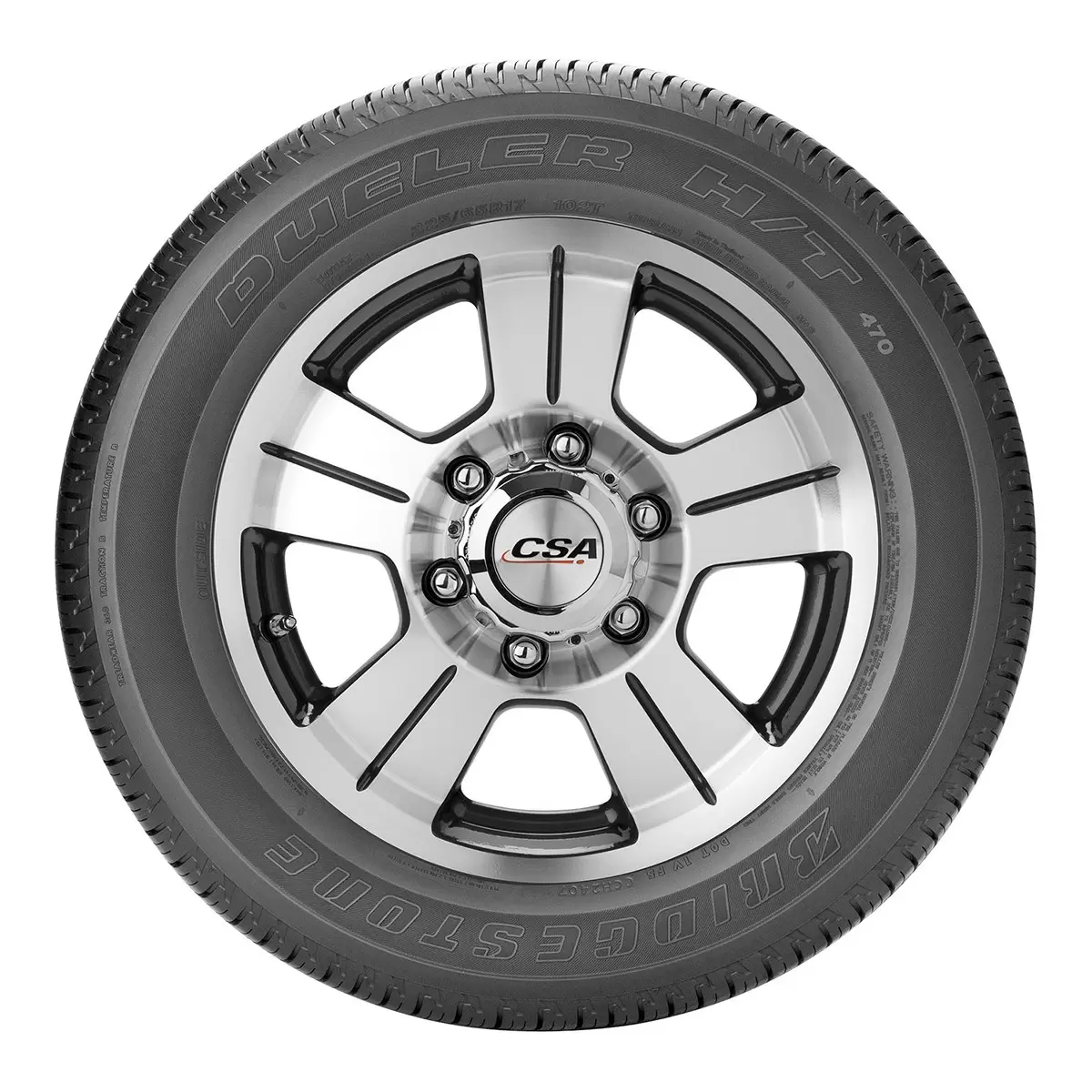 普利司通 225/65 R17 102T D470 輪胎 - 3