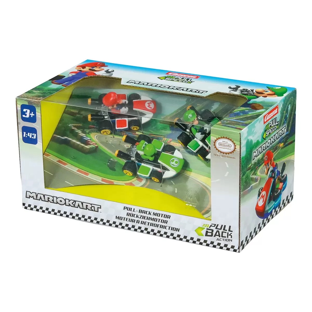 Carrera Mario Kart 1:43 MK8 迴力車 3入組 / 3歲以上 - 4