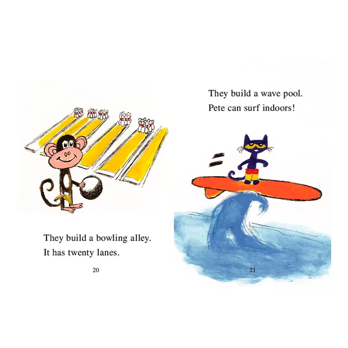 Harper I Can Read 兒童故事書 (8冊) 外文書 Pete The Cat