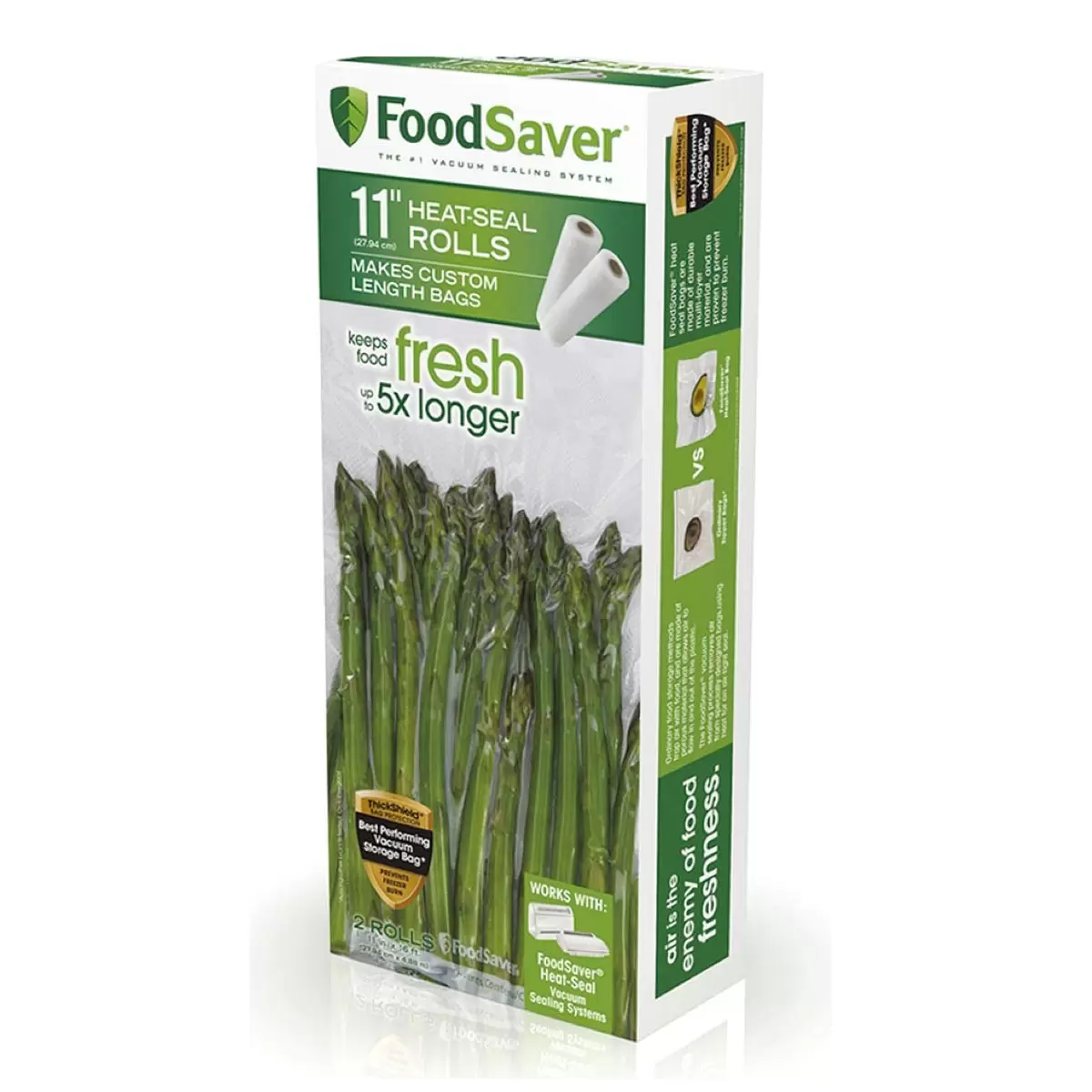 Foodsaver 2.3公升 密鮮盒 6件組 + 真空卷 4入