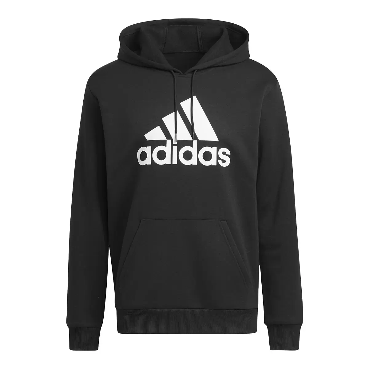 Adidas 男刷毛連帽長袖上衣 黑 XL