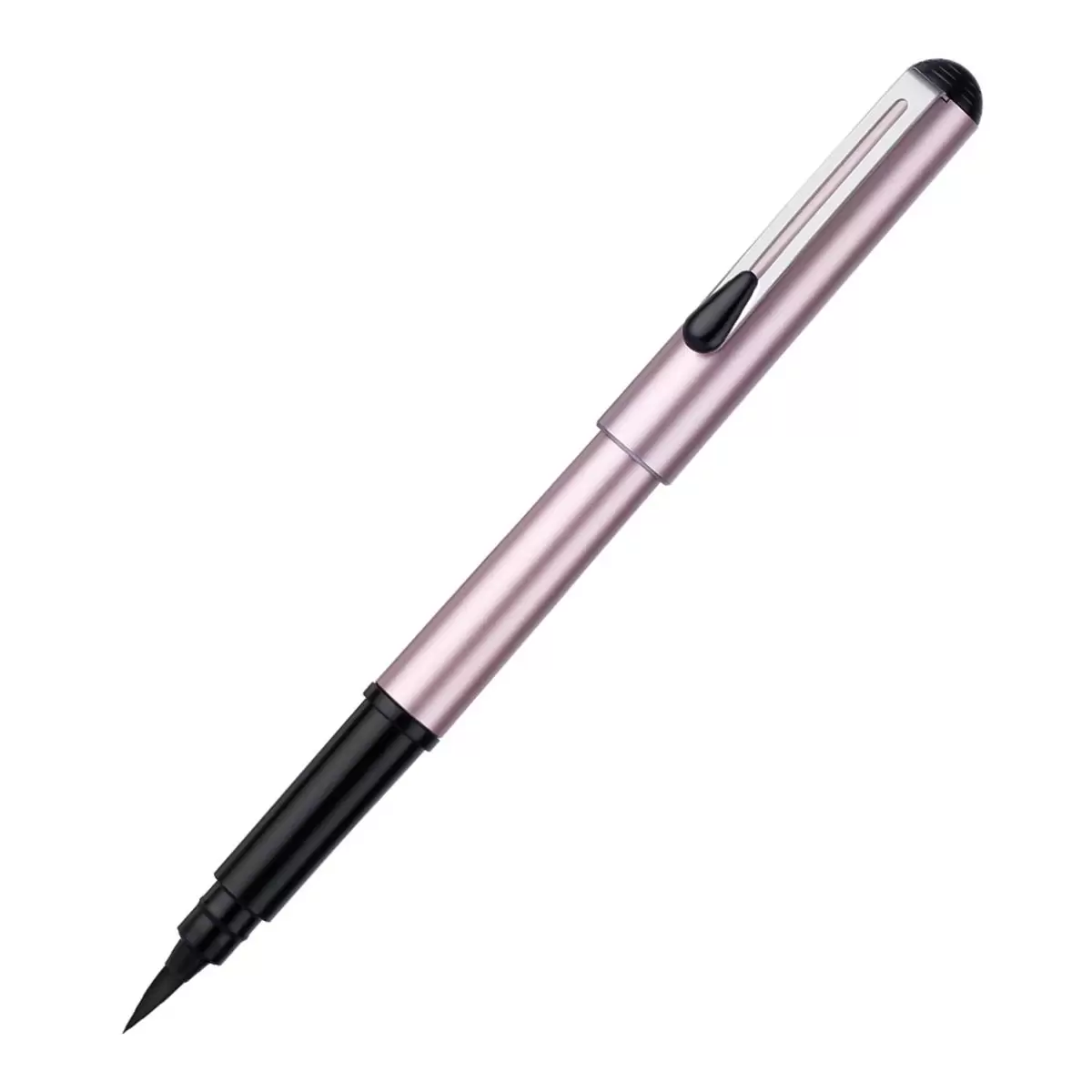 Pentel 攜帶型卡式毛筆 珠光粉紅 + 6支卡水芯
