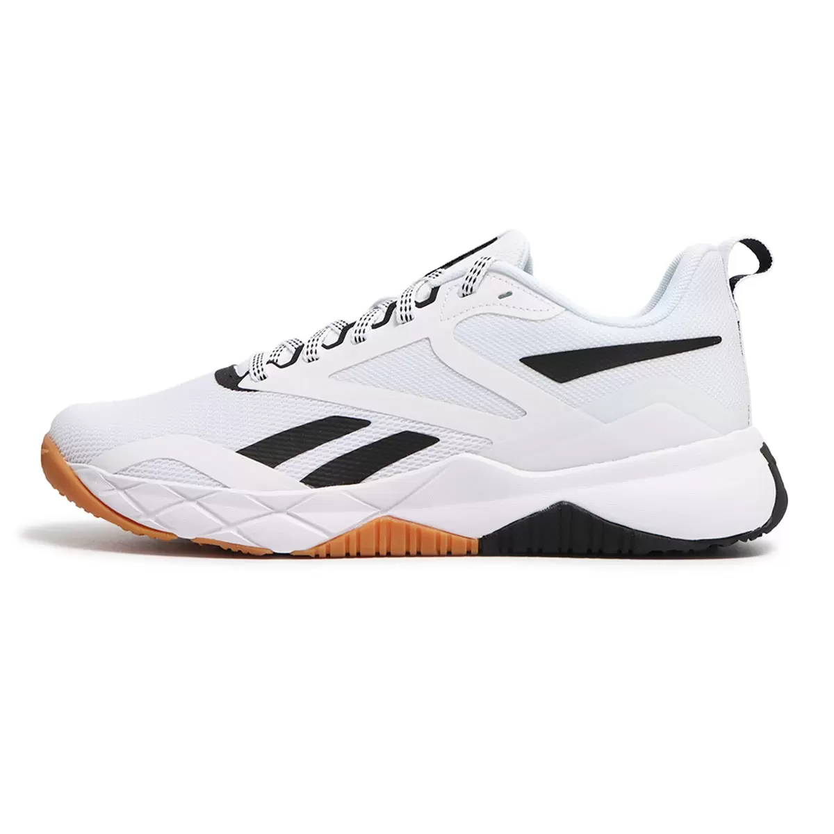 Reebok 男運動慢跑鞋 白 US 8.5
