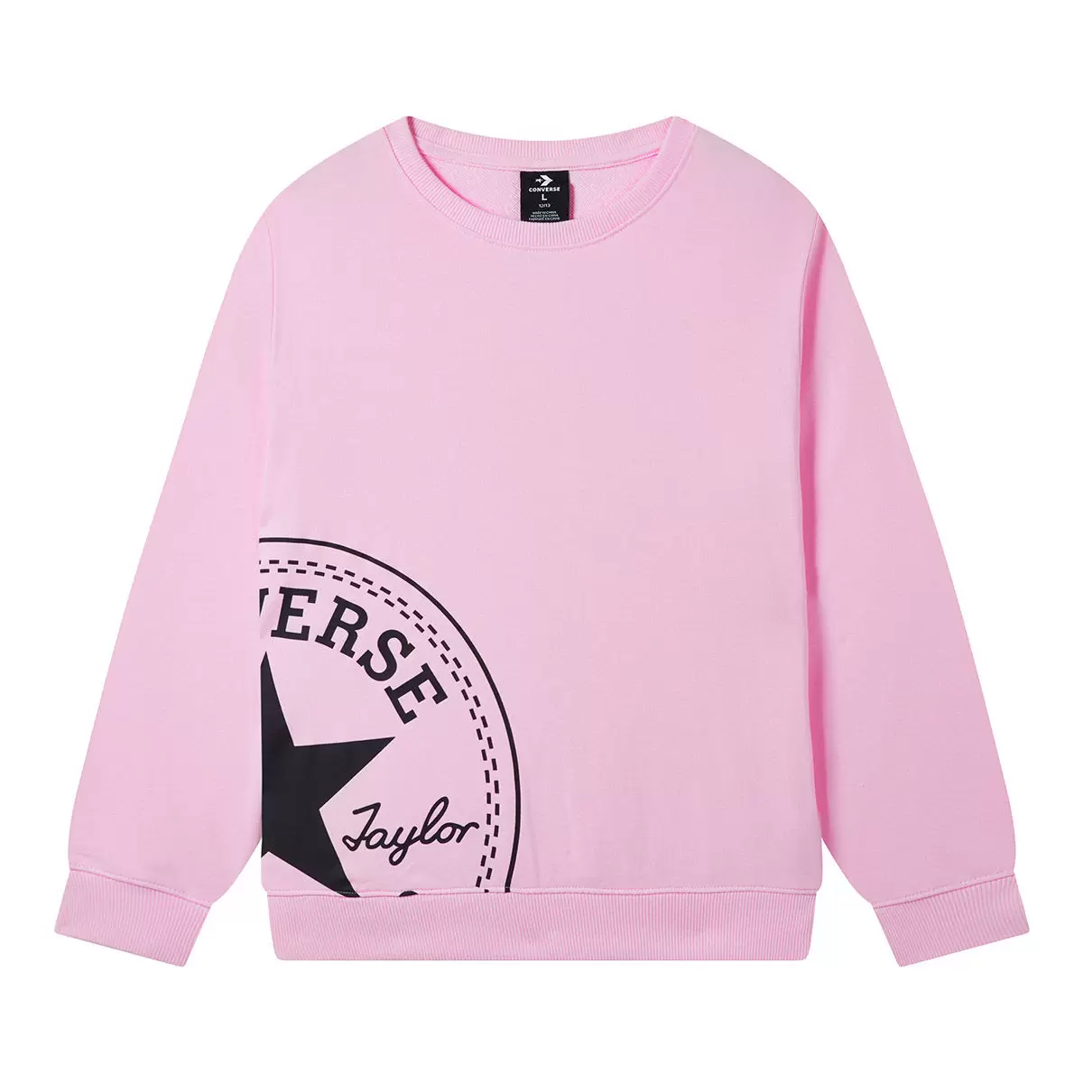 Converse 兒童長袖上衣 粉紅 S