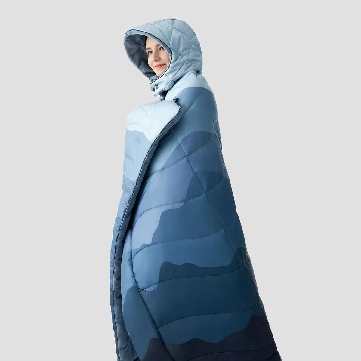 Weatherproof 可攜式戶外萬用被 藍