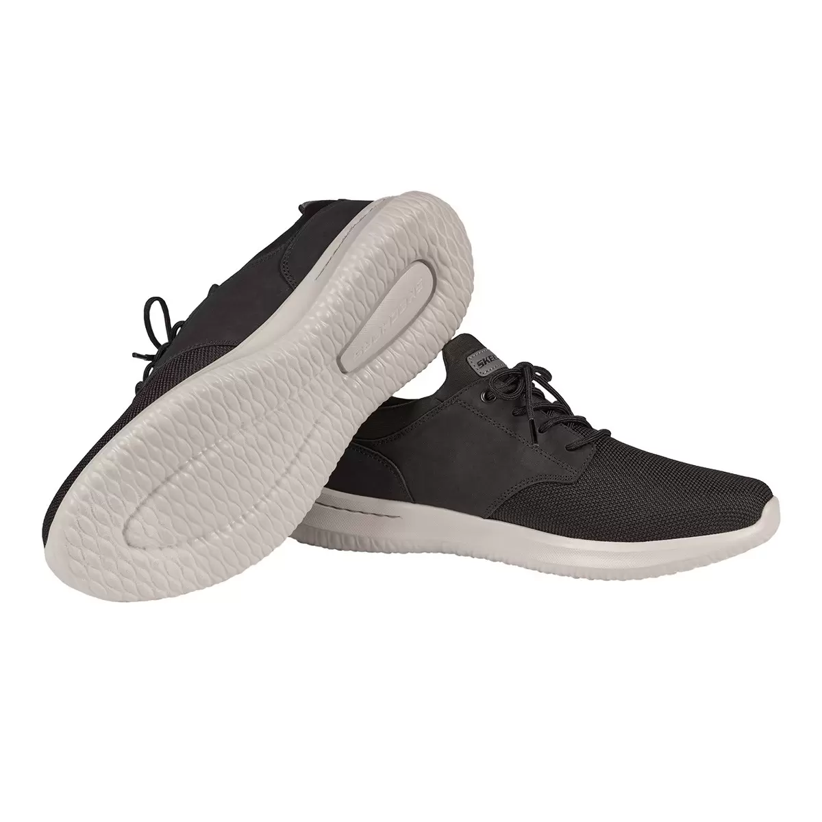 Skechers 男 Delson 休閒鞋 黑 US 11