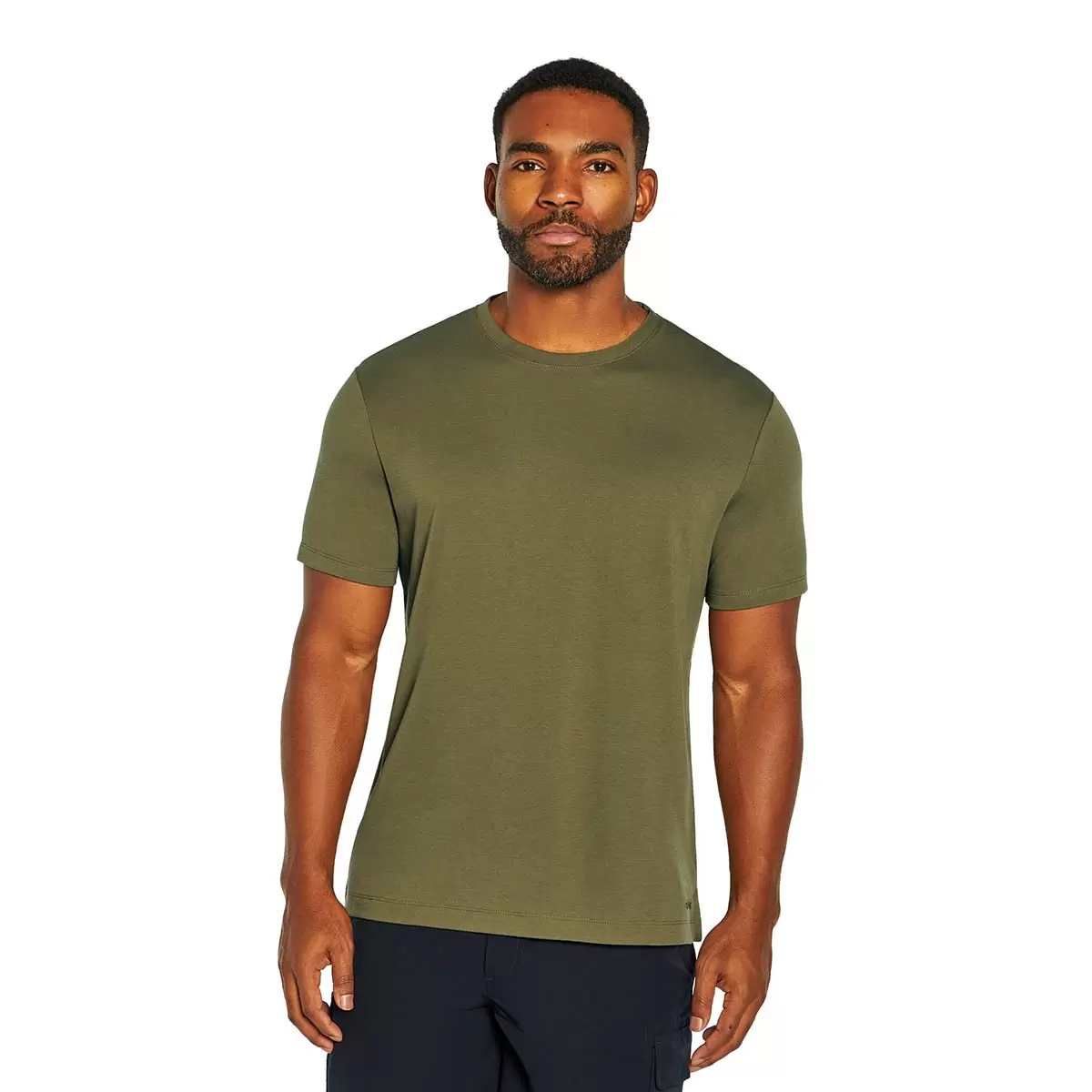 Orvis 男短袖雙面布上衣 橄欖綠 XL