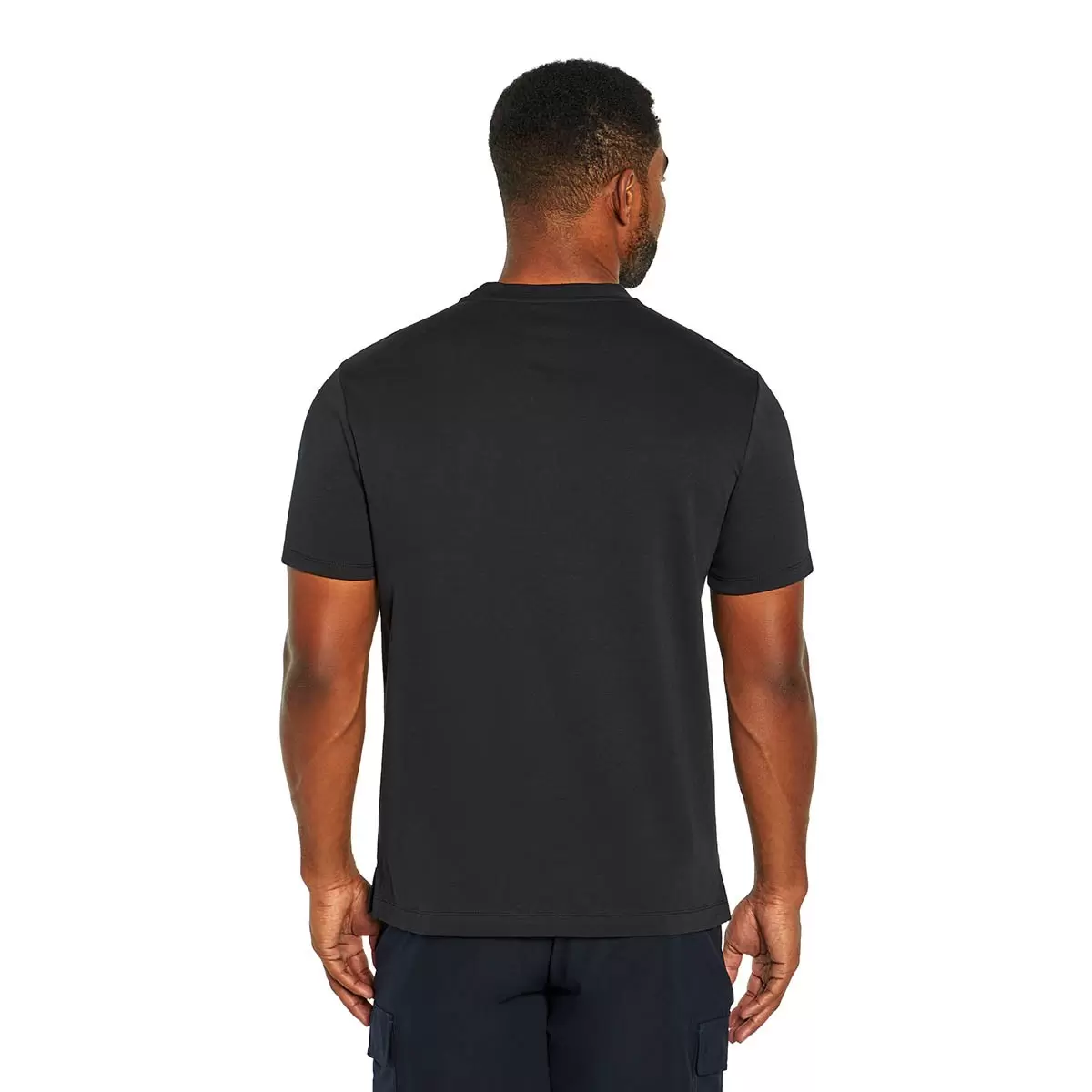 Orvis 男短袖雙面布上衣 黑 XL