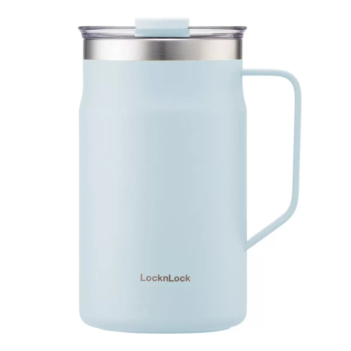 LocknLock 都會馬克咖啡杯 600毫升 X 2件組 淺綠+淺藍 - 3