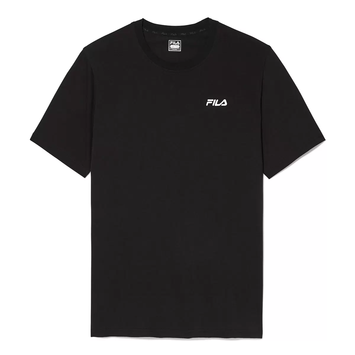 Fila 男短袖Logo上衣 黑 XL