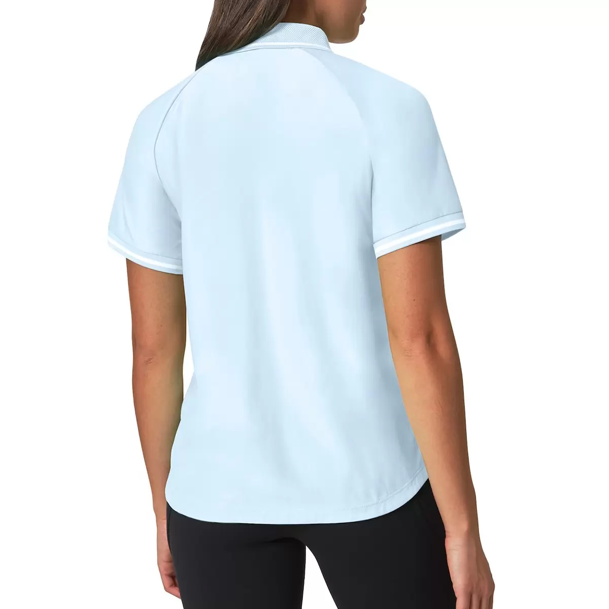 Mondetta 女短袖Polo衫 淺藍 S