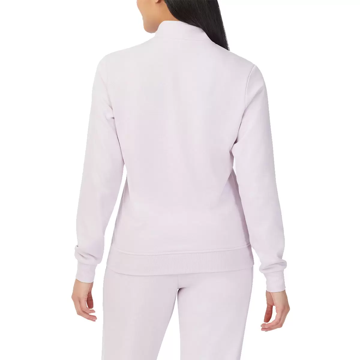 Fila 女拉鍊立領外套 淺紫 XS
