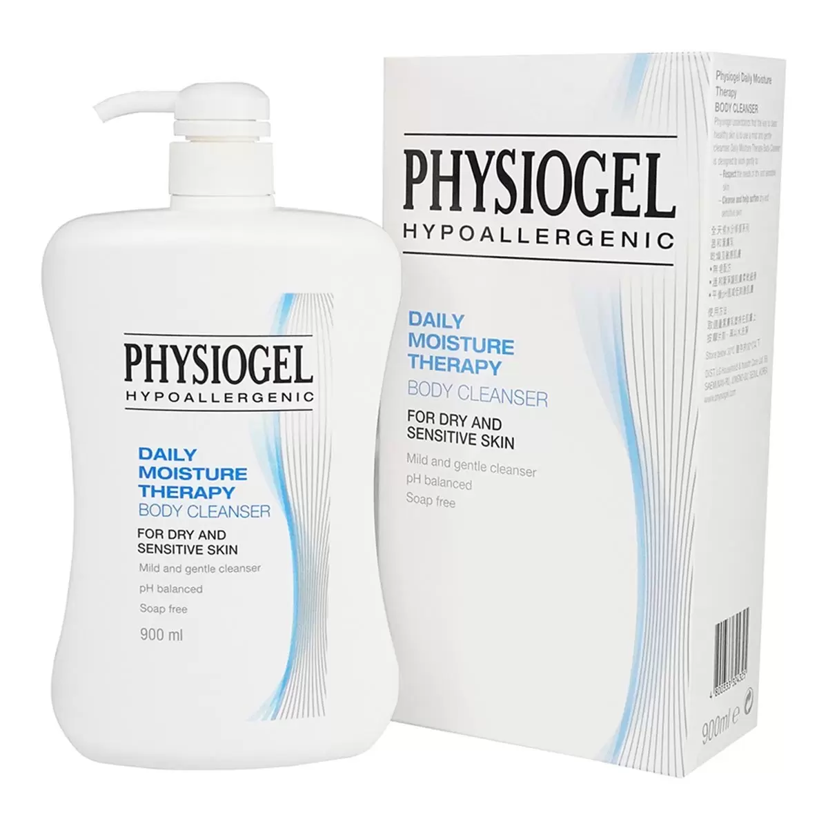 PHYSIOGEL 潔美淨 層脂質無皂鹼潔膚乳 900毫升