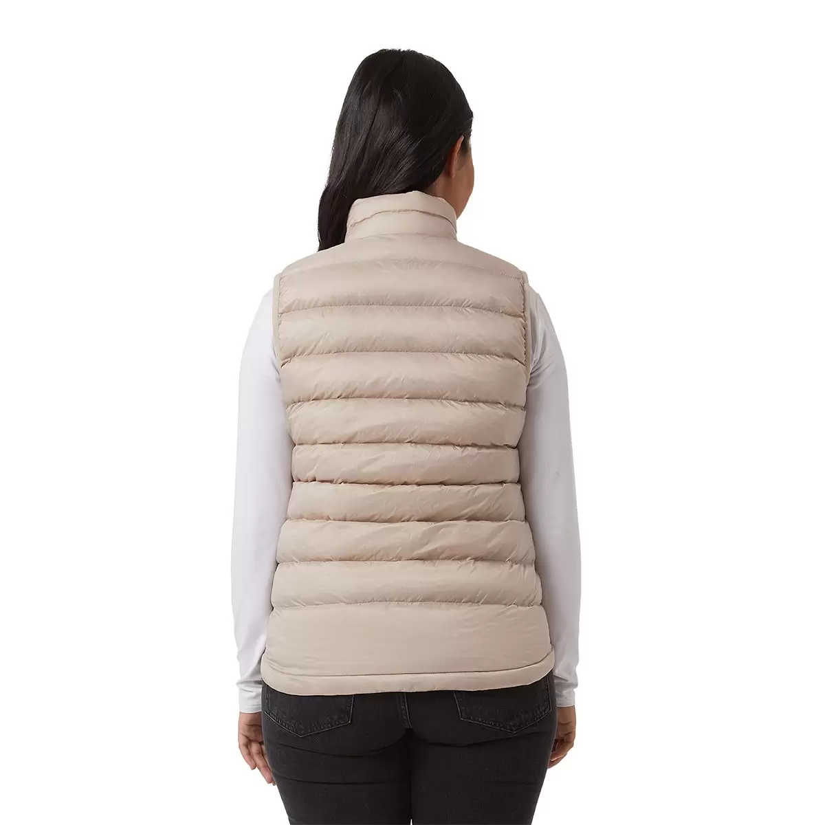 32 Degrees 女立領背心 米 XL