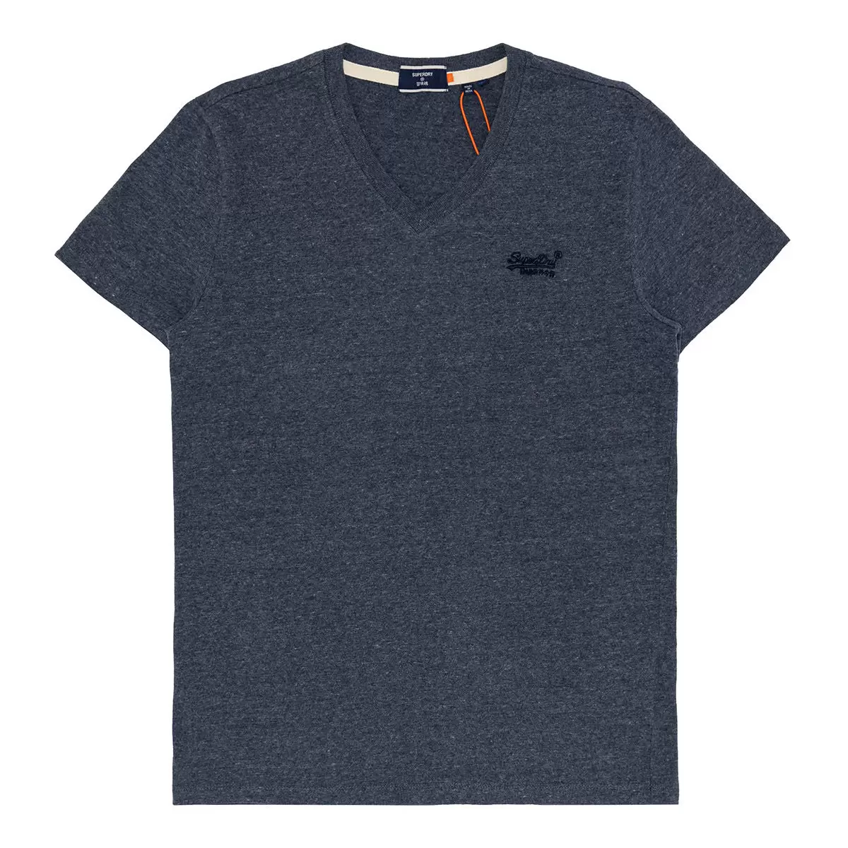 Superdry 男短袖T恤 深藍 S