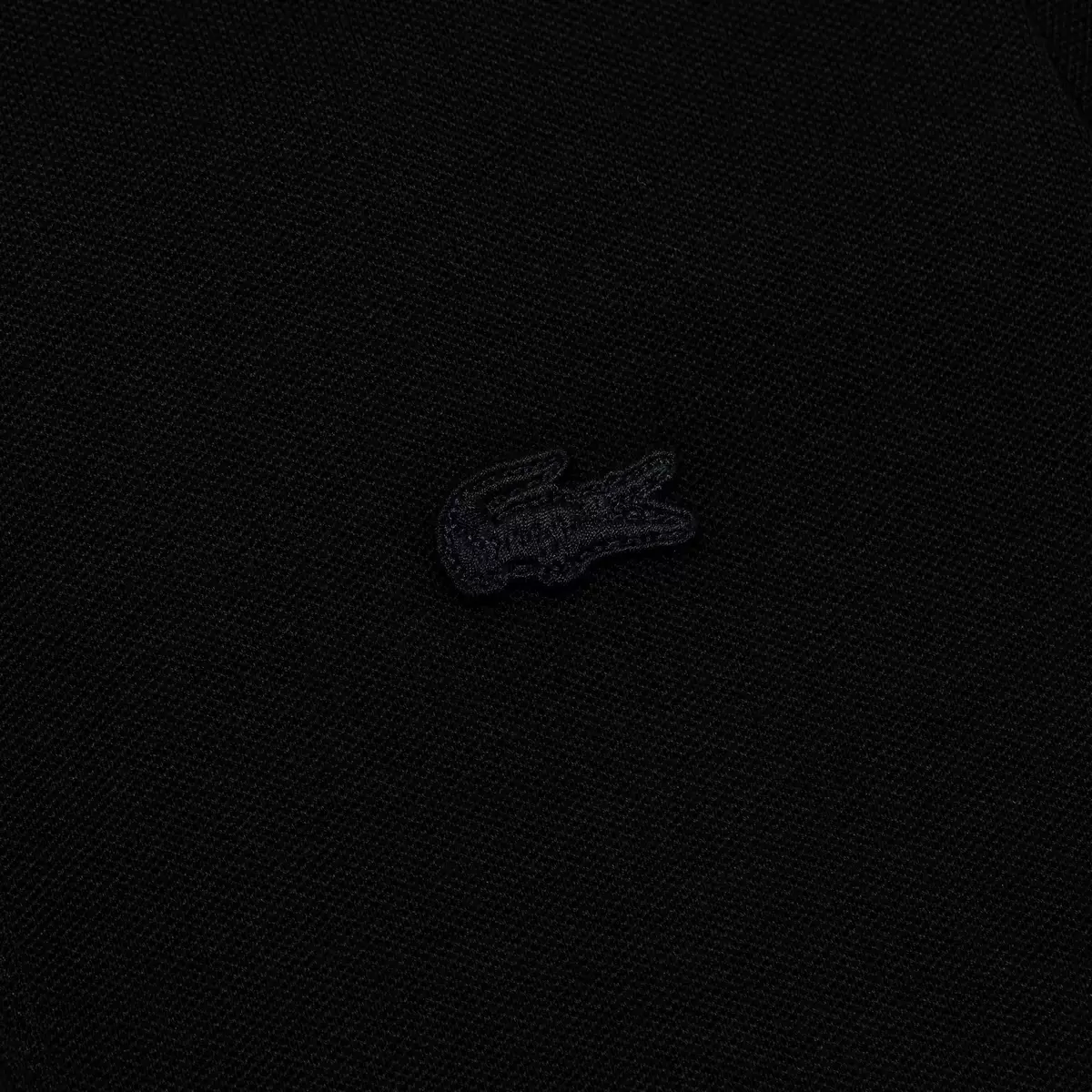 Lacoste 女棉質彈性短袖Polo衫 黑 38