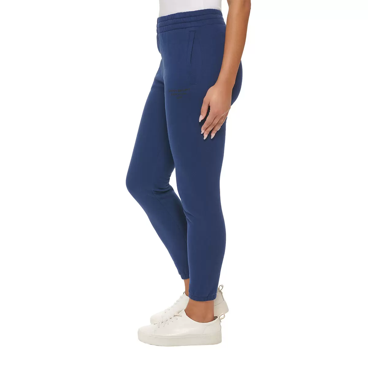 DKNY Sport 女休閒束口長褲 深藍 M