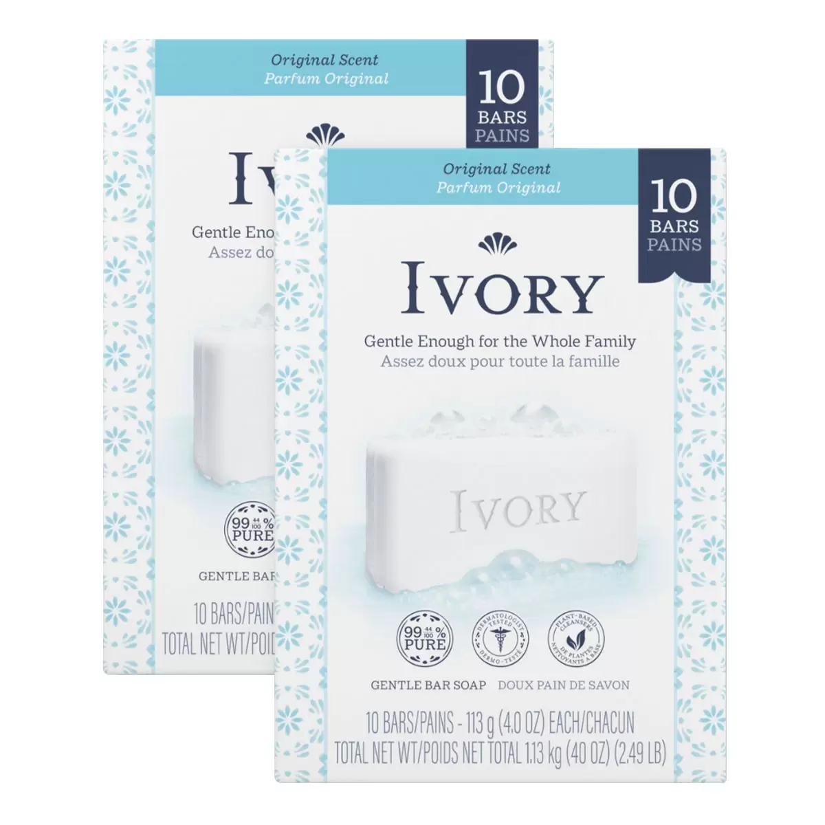 Ivory 美國進口香皂 原味 130公克 X 20入