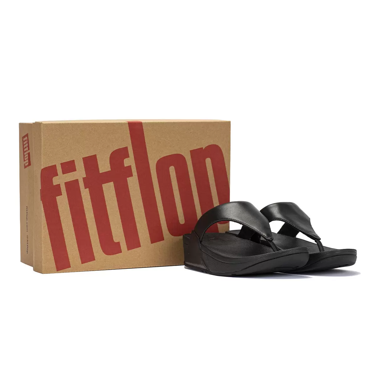 Fitflop 女Lulu夾腳拖鞋 黑 US 8.5