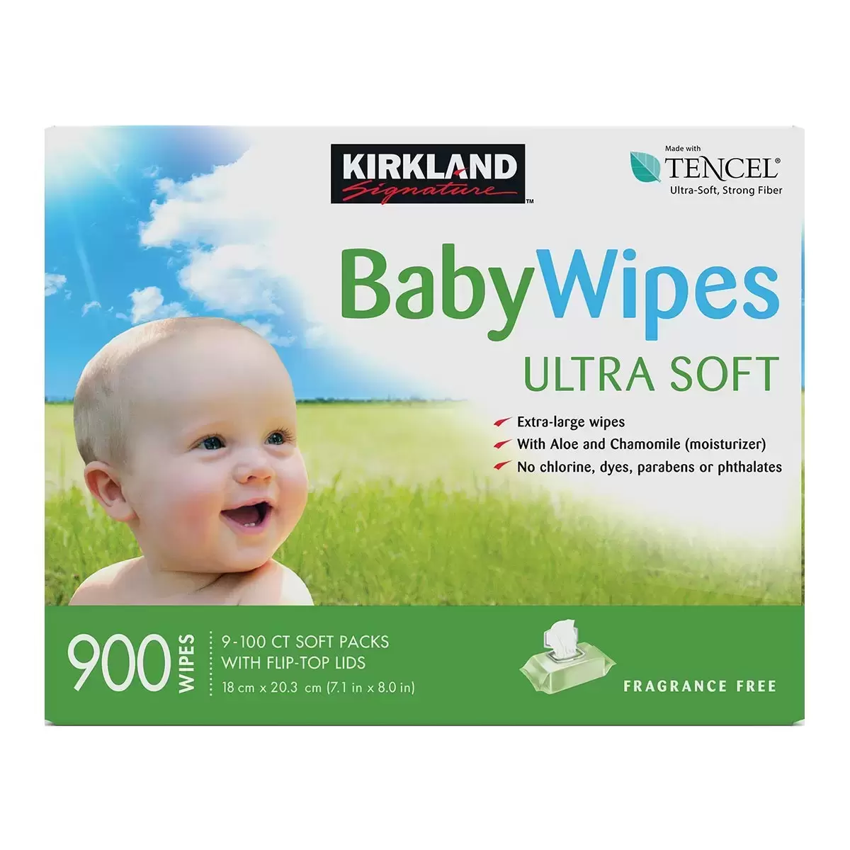 Kirkland Signature 科克蘭 嬰兒濕巾 900張