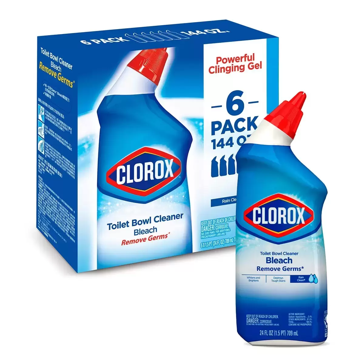 Clorox 高樂氏 亮白馬桶清潔劑 709毫升 X 6入