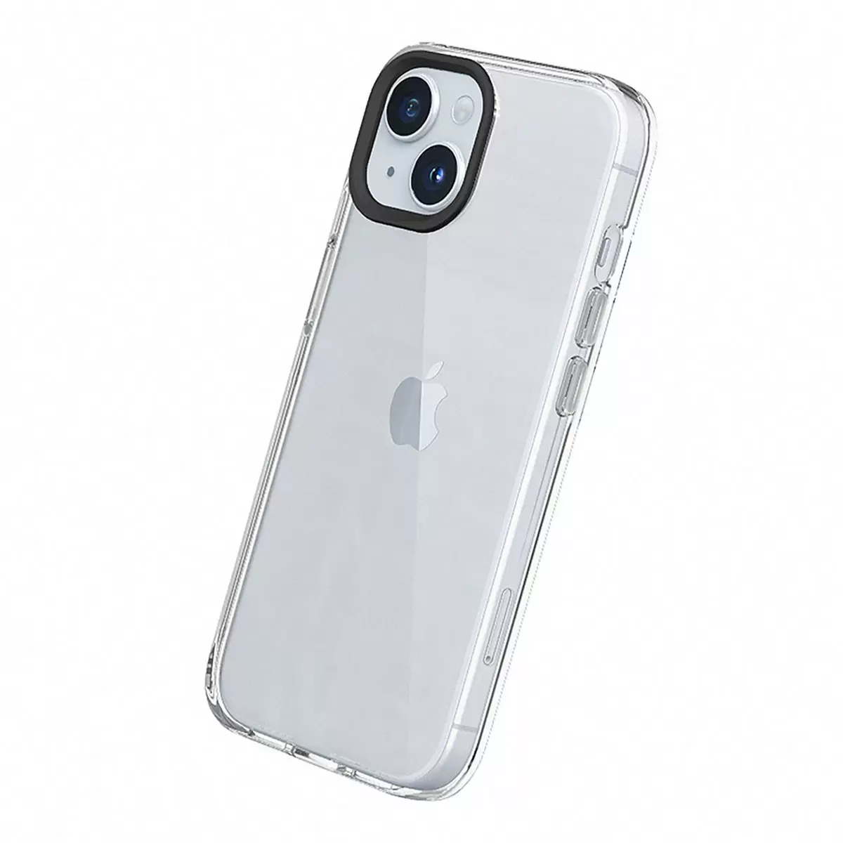 犀牛盾 iPhone 15 Clear 透明防摔手機殼 + 9H 3D滿版螢幕玻璃保護貼 + 機能快扣手機掛繩加掛片 軍綠