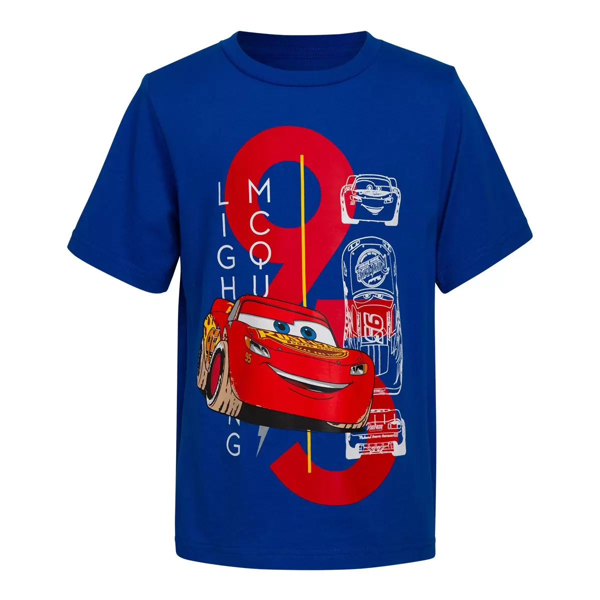 兒童卡通圖案短袖上衣四件組 Cars 3T