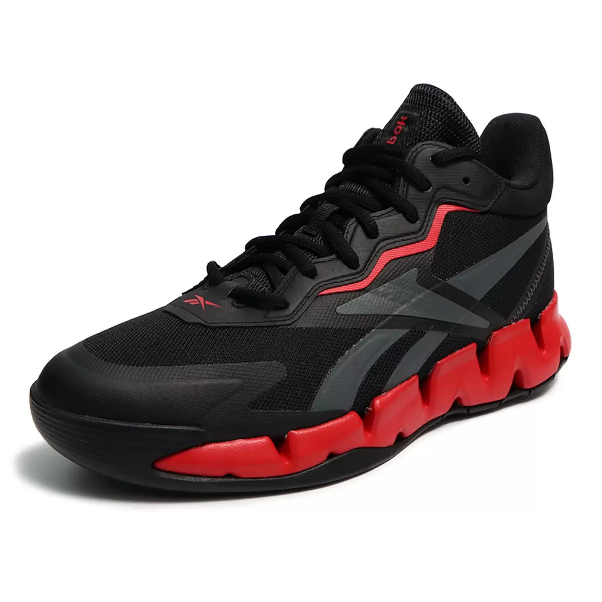 Reebok 男籃球鞋 黑紅 US 10.5
