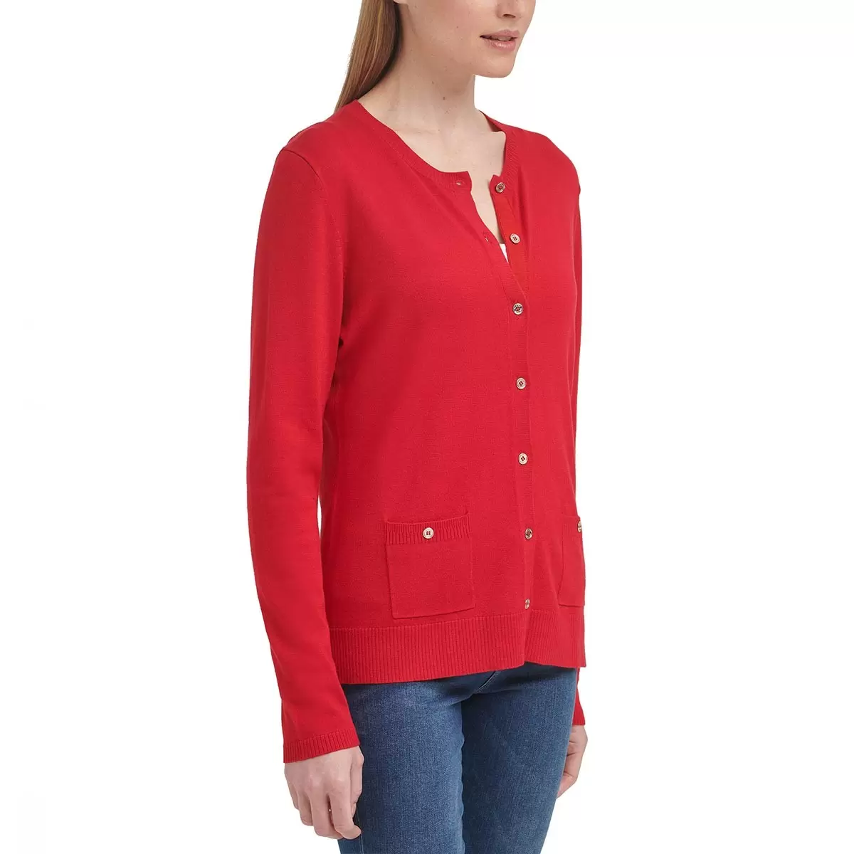 Tommy Hilfiger 女開襟外套 紅