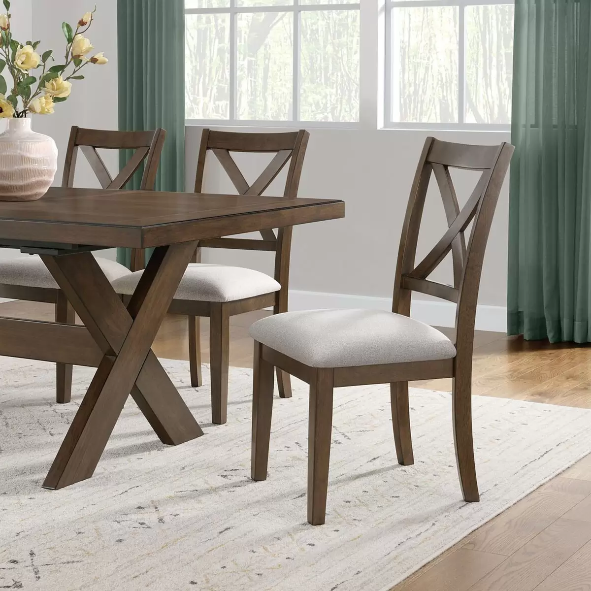 Bayside Furnishings 餐桌椅七件組
